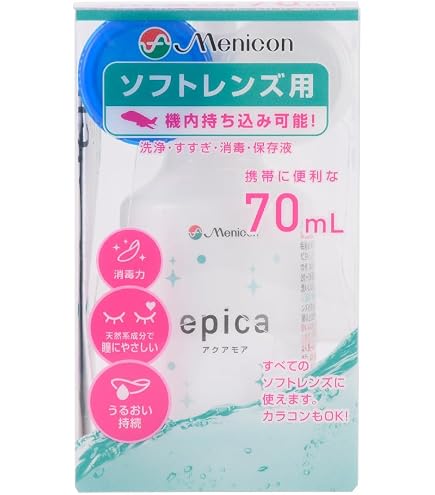 Amazon | エピカ アクアモア 310ml×3本 by メニコン | メニコン